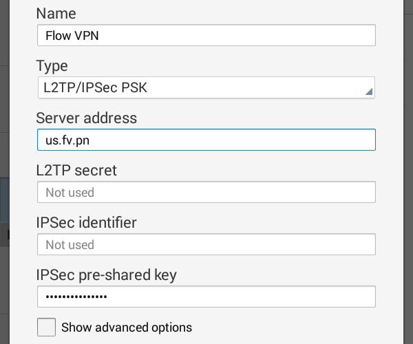 L2tp ipsec android